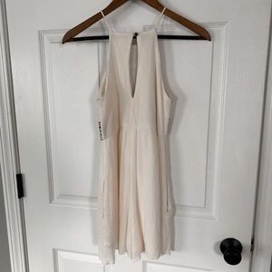 Xhilaration Pants - Cream Embroidered Romper (with pockets) Xhilaration Pants - Cream Embroidered Romper (with pockets)